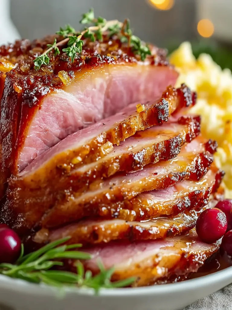 Irresistible Slow Cooker Amish Christmas Ham for Effortless Joy First Image