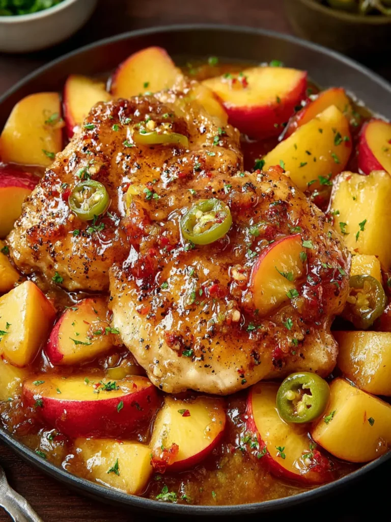Jalapeno Peach Chicken First Image
