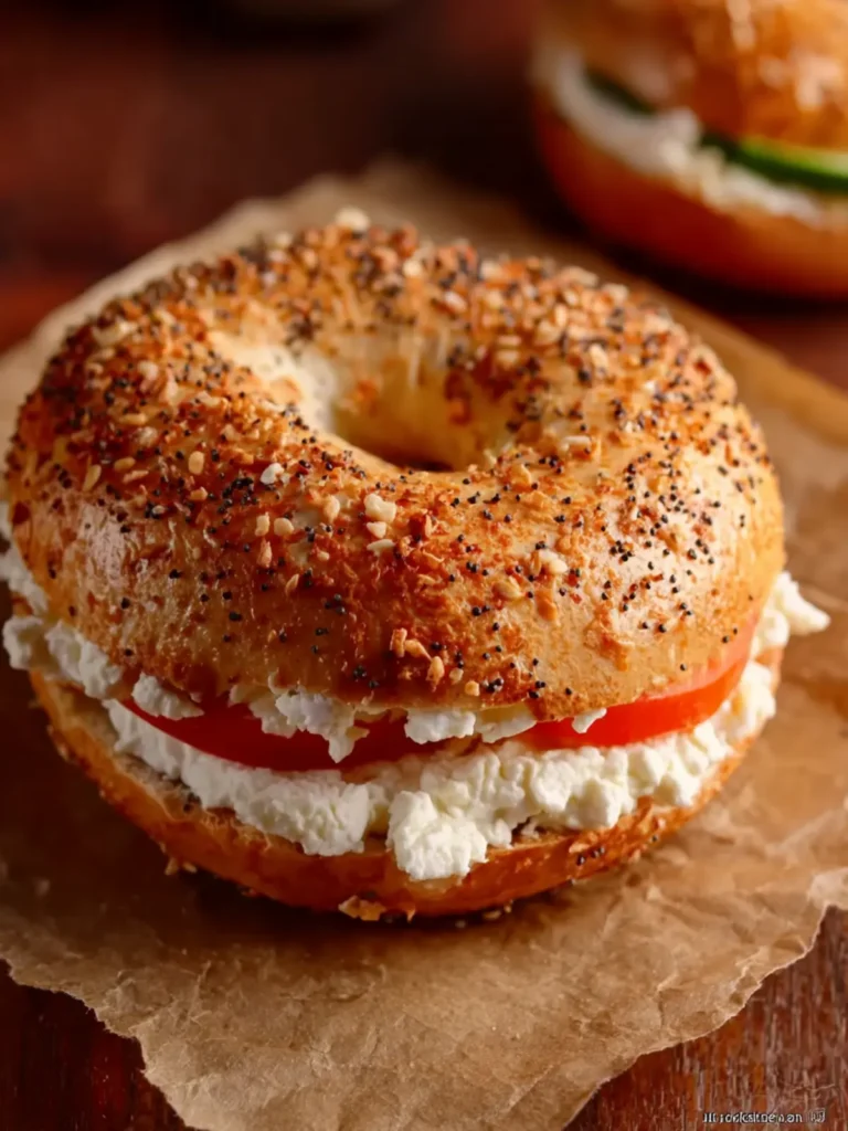 Cottage Cheese Bagel First Image