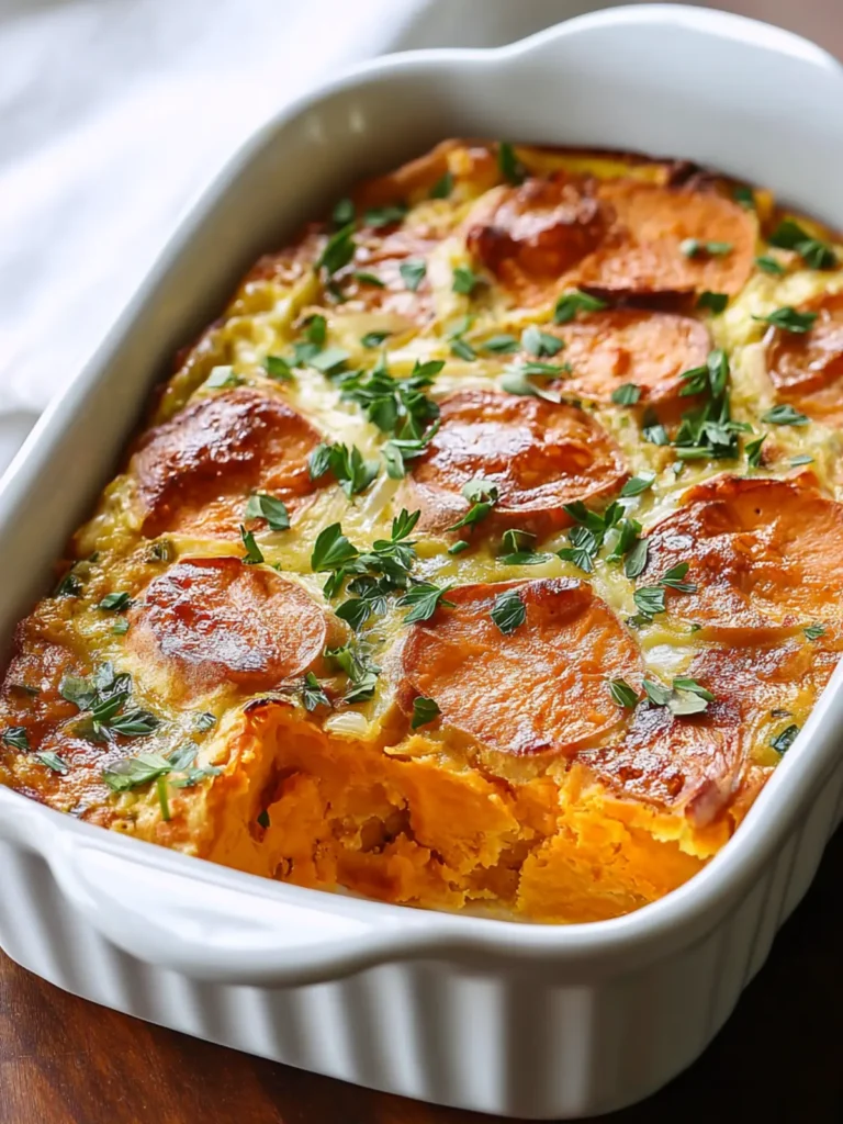 Sweet Potato Breakfast Casserole Recipe First Image