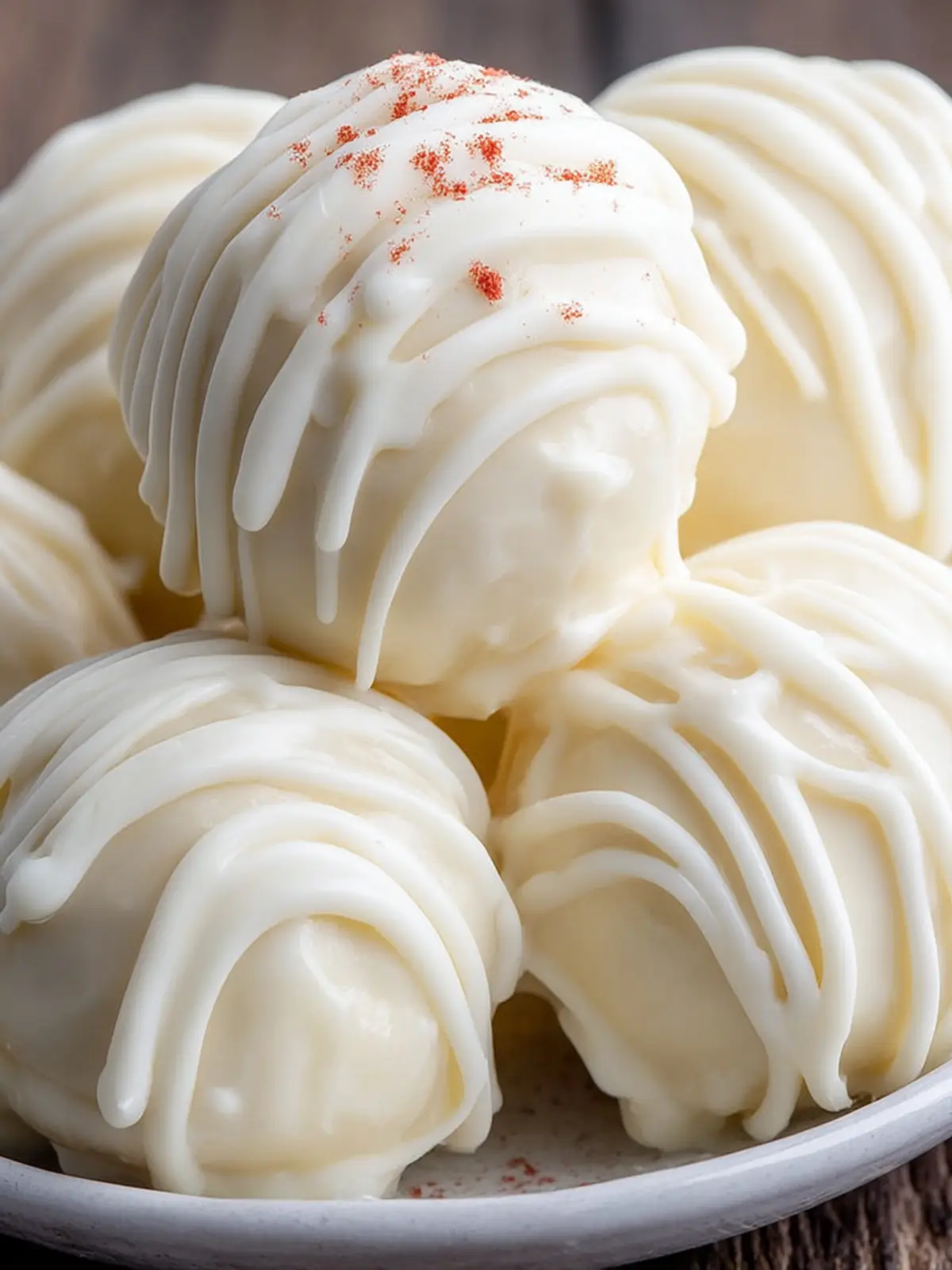 White Chocolate Truffles {Vanilla} First Image