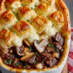 Irresistible Steak and Mushroom Pot Pie Recipe to Savor First Image