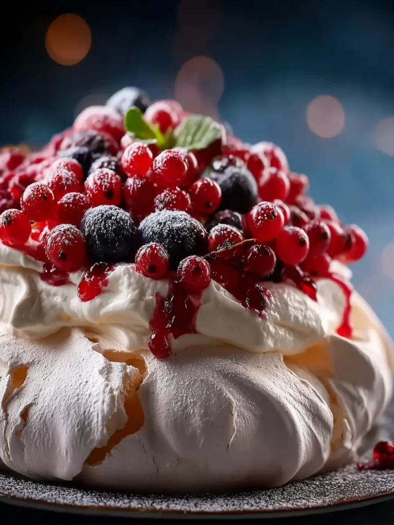 Christmas Pavlova Recipe First Image