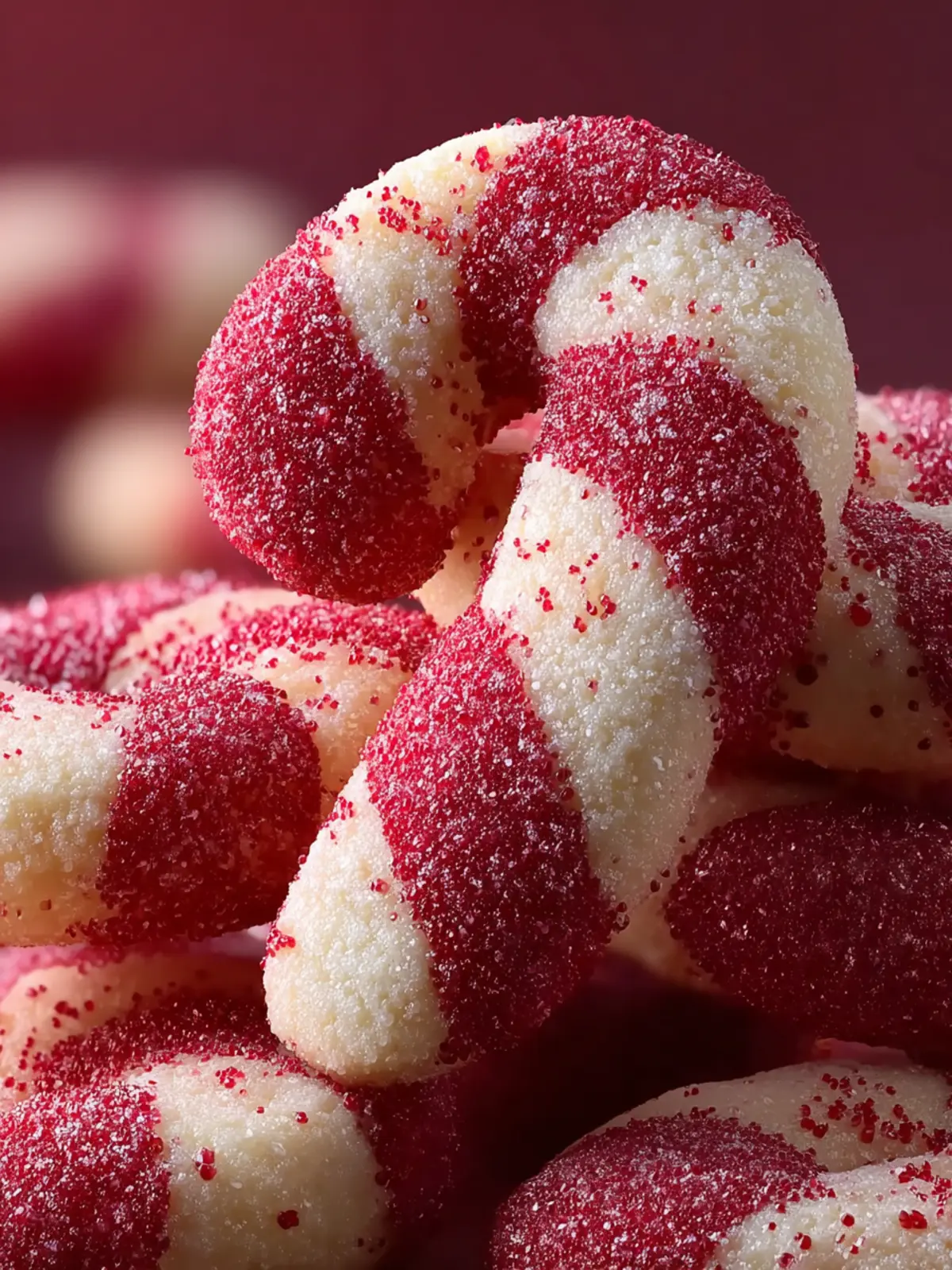 Crispy Candy Cane Cookies First Image