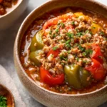 Crockpot Stuffed Pepper Soup First Image
