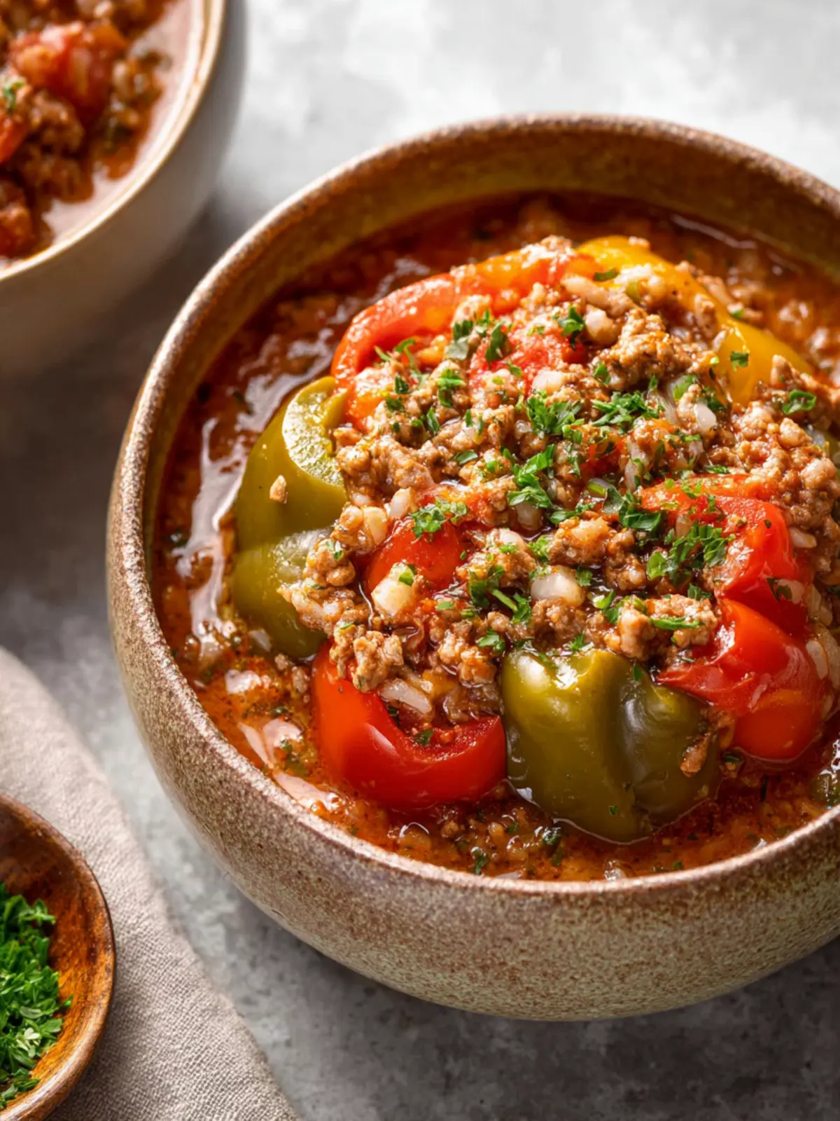 Crockpot Stuffed Pepper Soup First Image