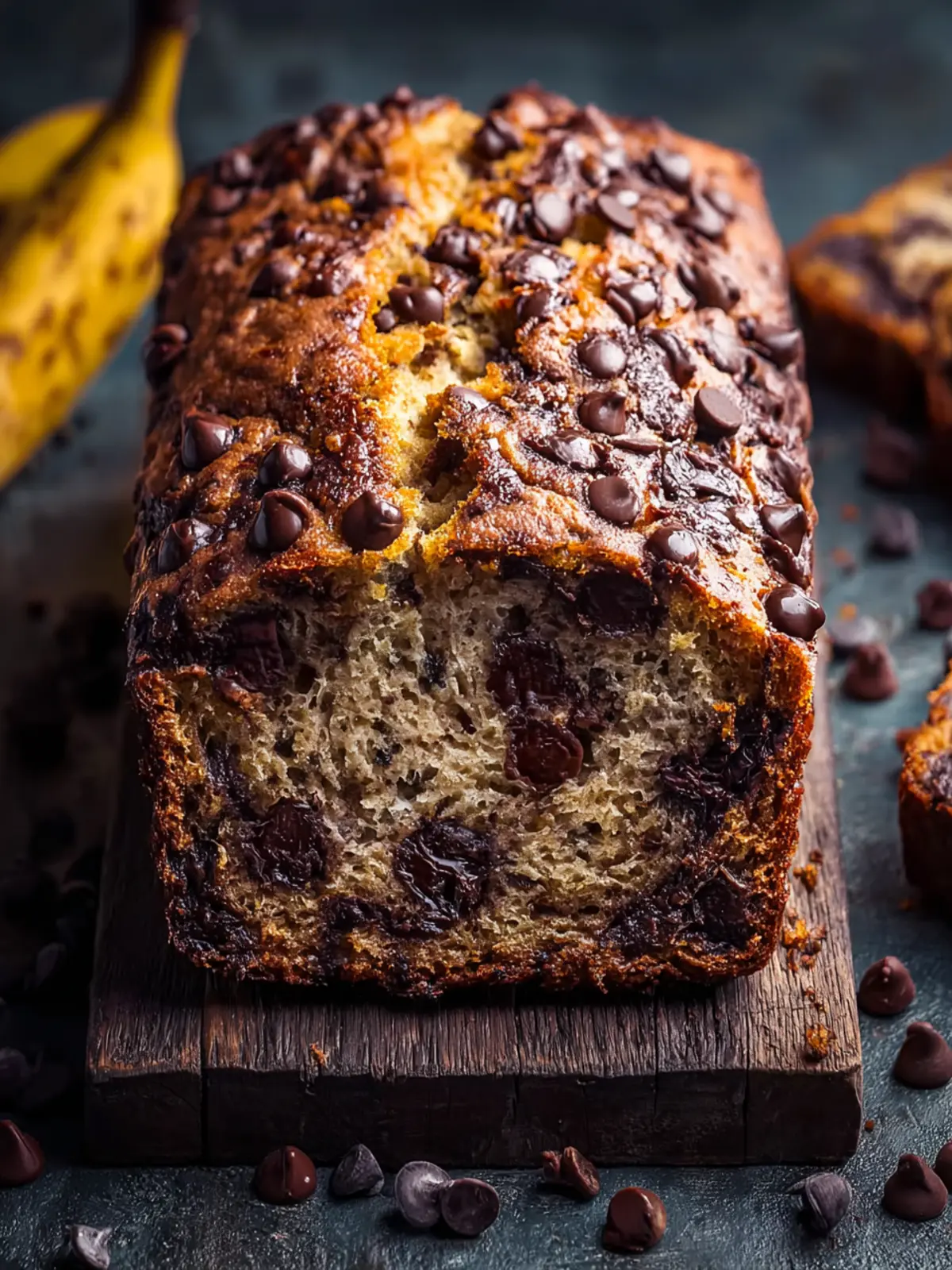 Miso Chocolate Chip Banana Bread First Image