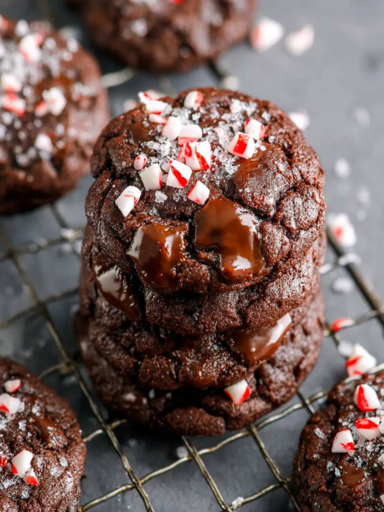Chocolate Peppermint Cookies First Image