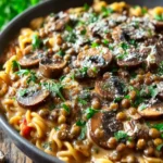 Lentil Mushroom Stroganoff First Image