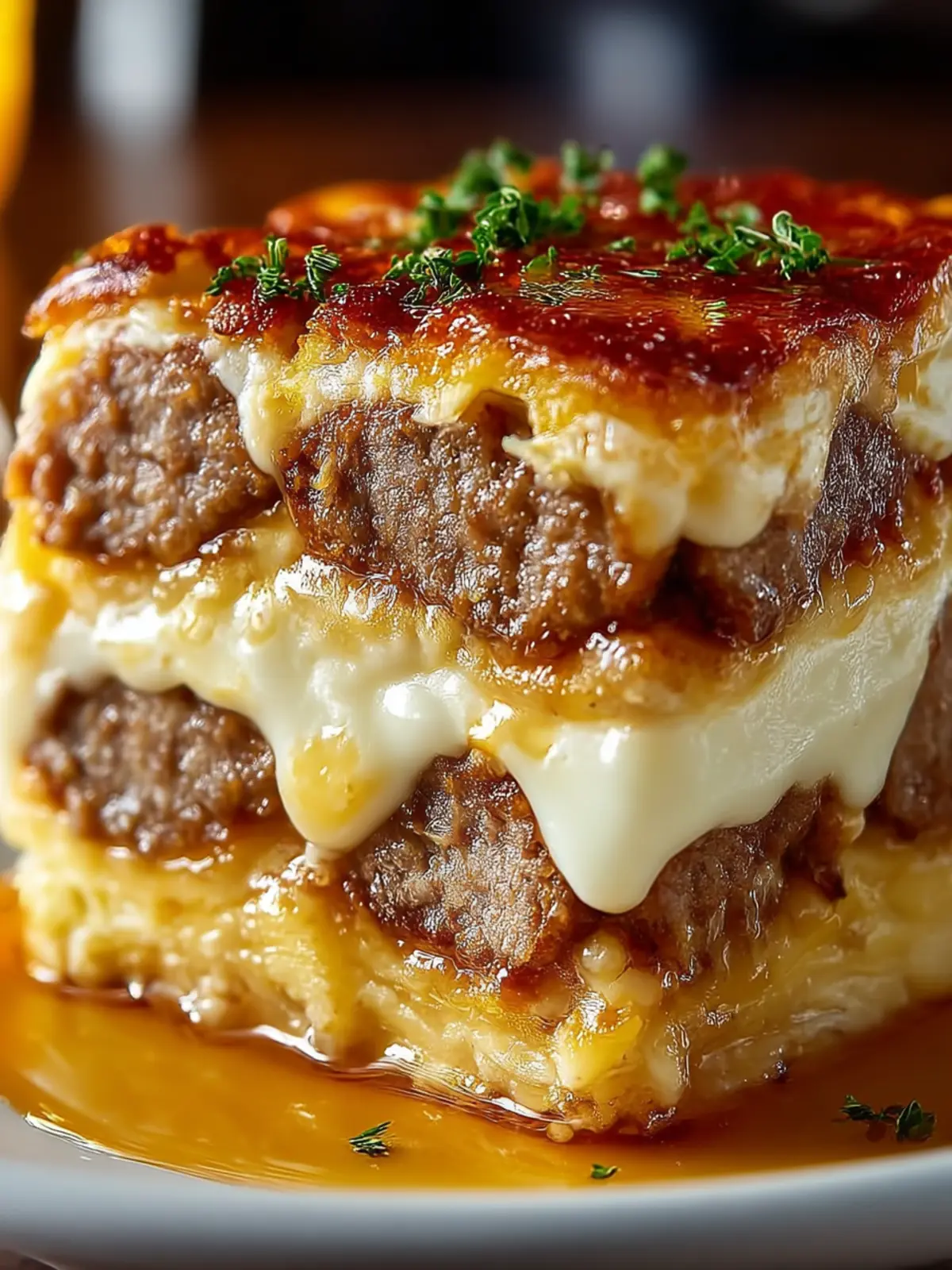 Pancake Sausage Casserole: Easy Beefy Breakfast Bake First Image