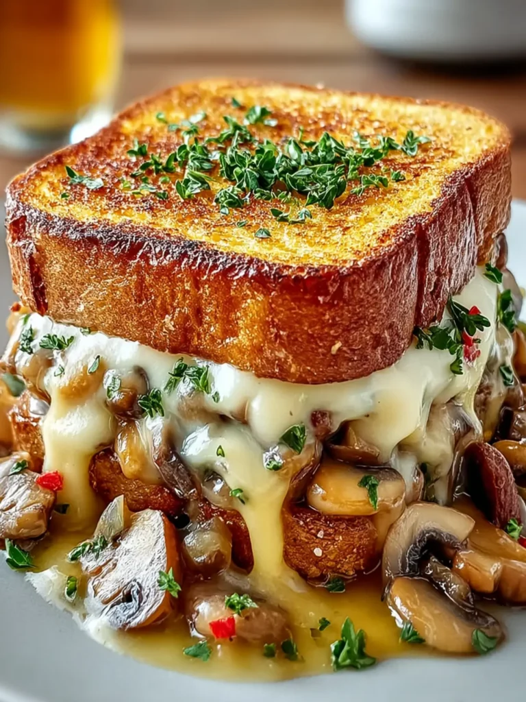 Swiss Mushroom Melt Sandwich First Image