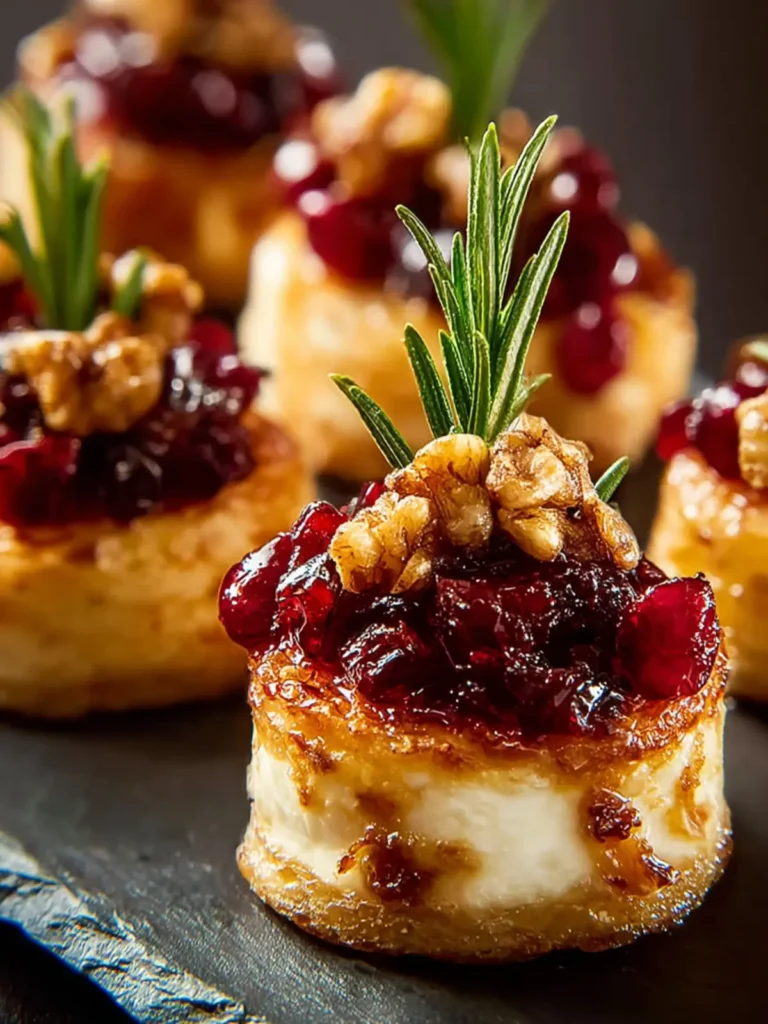 Brie Bites with Cranberry Crunch First Image