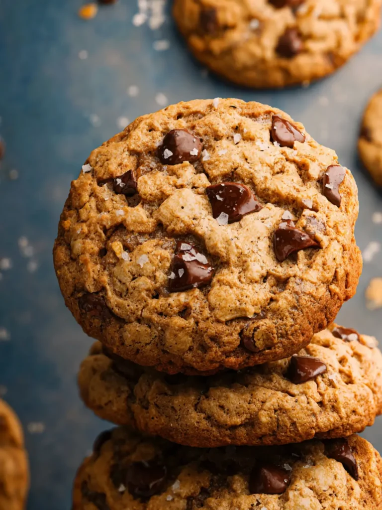 Brown Butter Oatmeal Chocolate Chip Cookies First Image