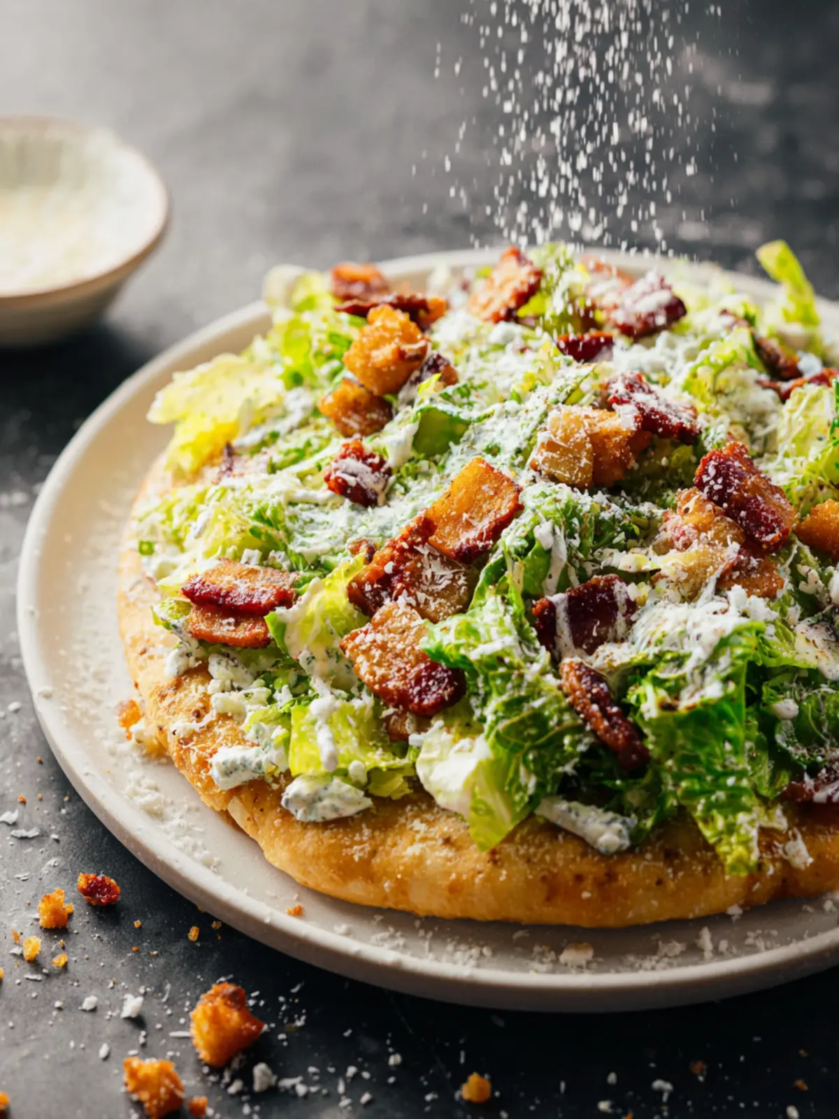 Caesar Salad Pizza First Image