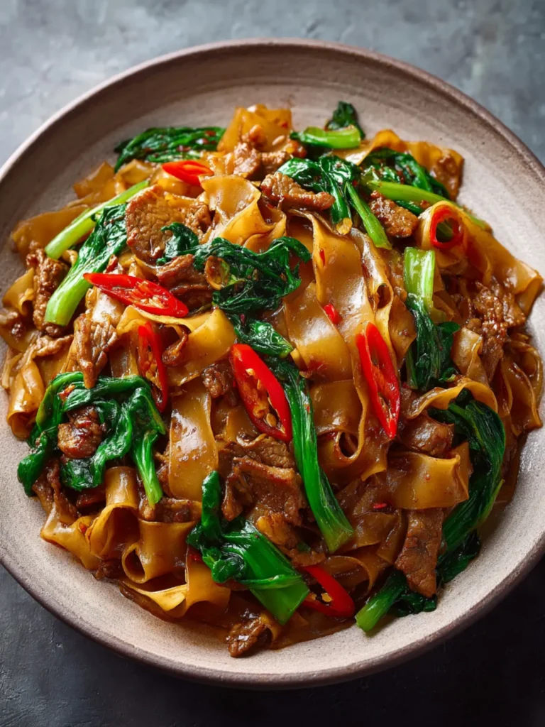 Drunken Noodles with Beef and Flavorful Twists First Image