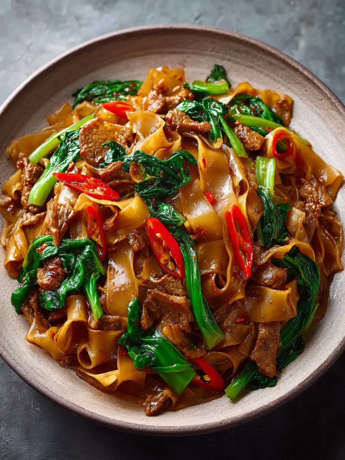 Drunken Noodles with Beef and Flavorful Twists First Image