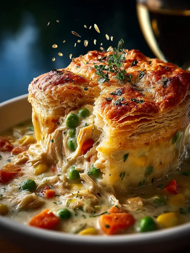 Easy Chicken Pot Pie Casserole First Image