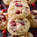 Holiday White Chocolate Cranberry Cookies First Image