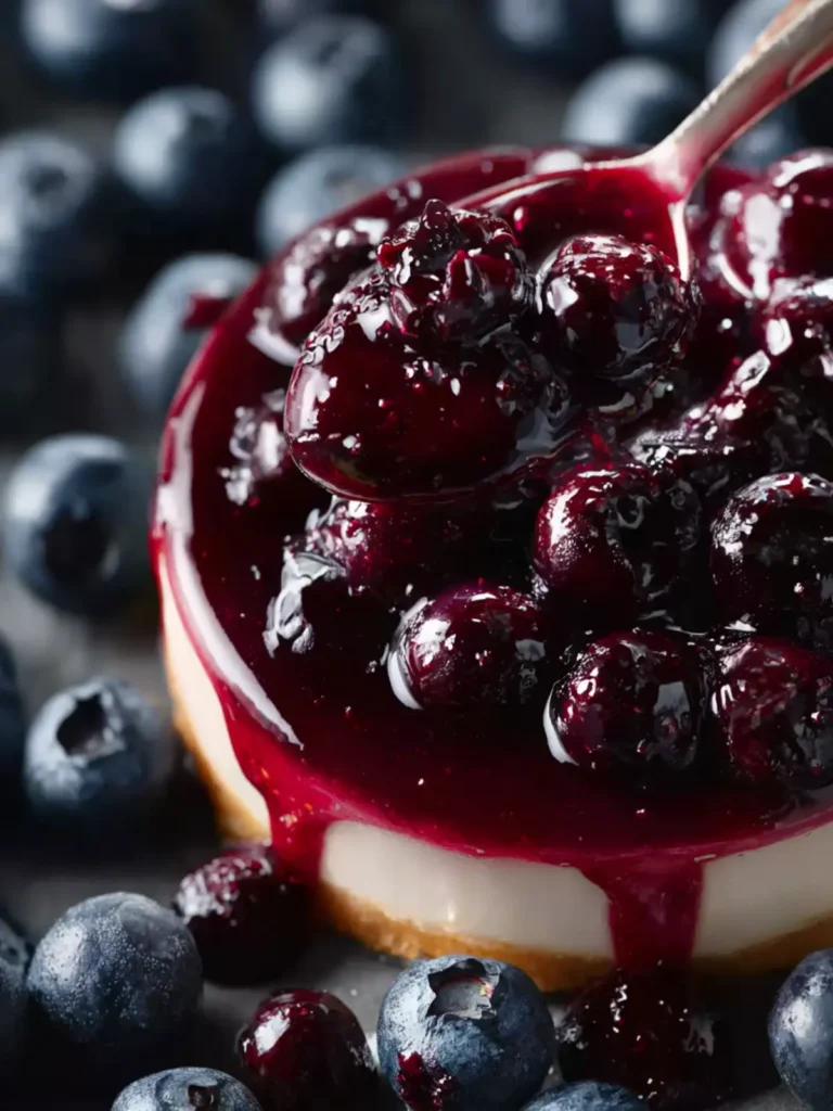 Homemade Blueberry Sauce First Image
