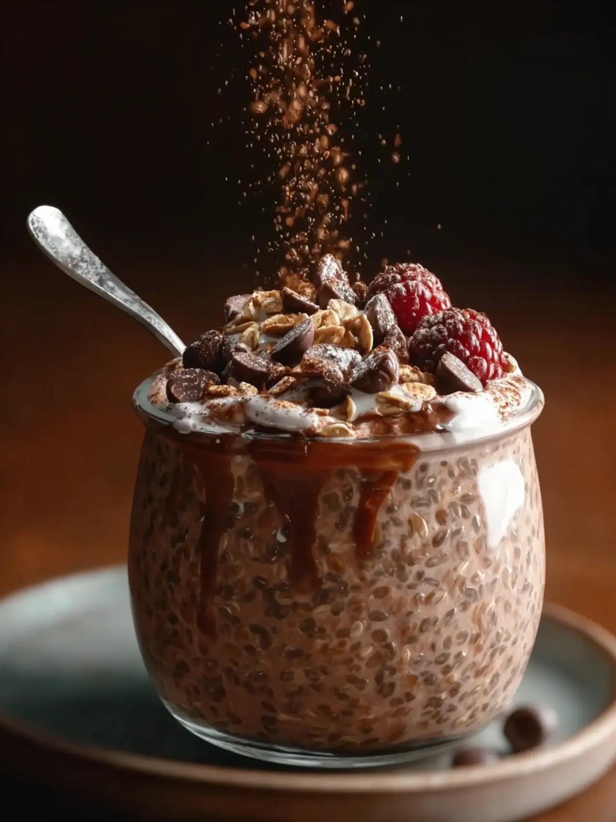 Hot Chocolate Overnight Oats First Image