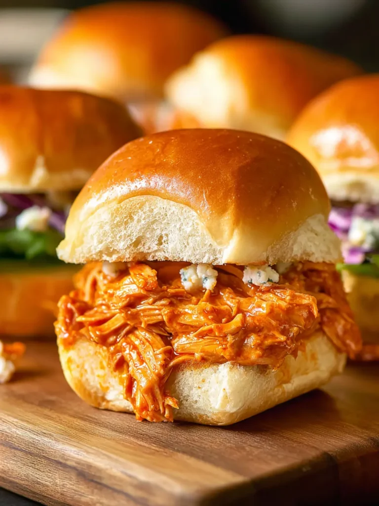 Irresistible Buffalo Chicken Sliders: A Game Day Delight First Image