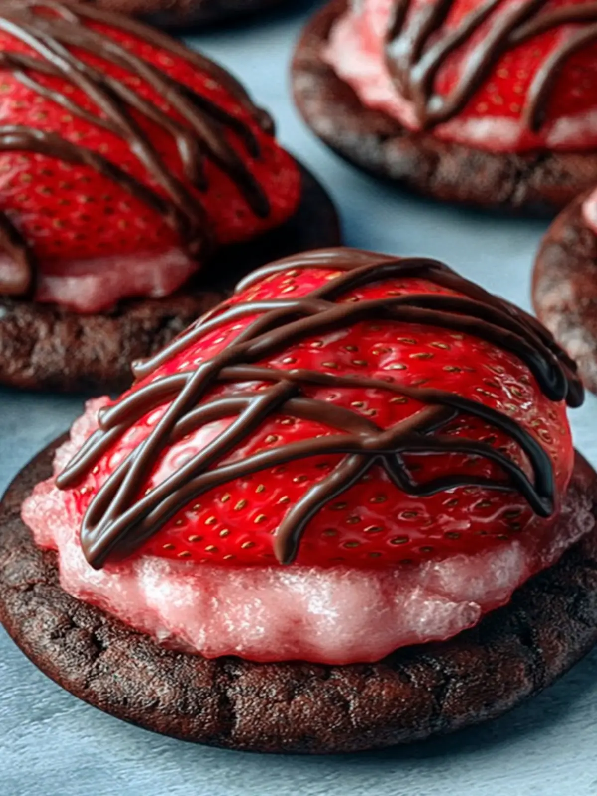 Irresistible Chocolate Covered Strawberry Cookies Recipe First Image