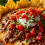 Mouthwatering Crockpot Rotel Dip With Ground Beef First Image