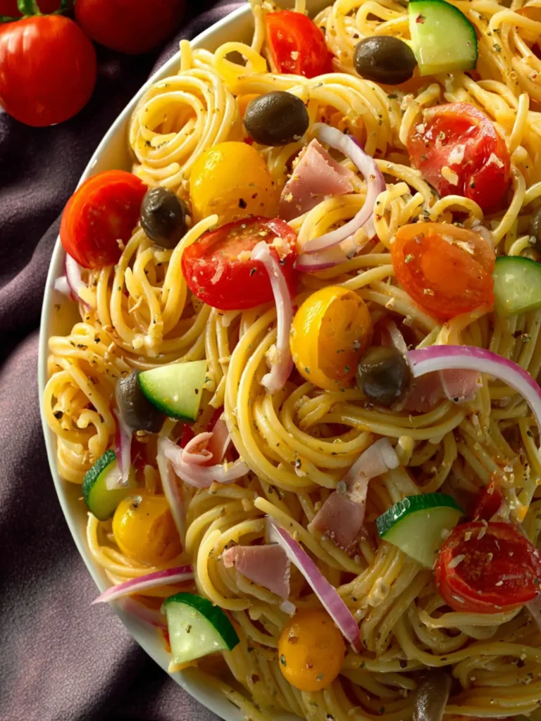 Pasta Salad with Italian Dressing Recipe First Image