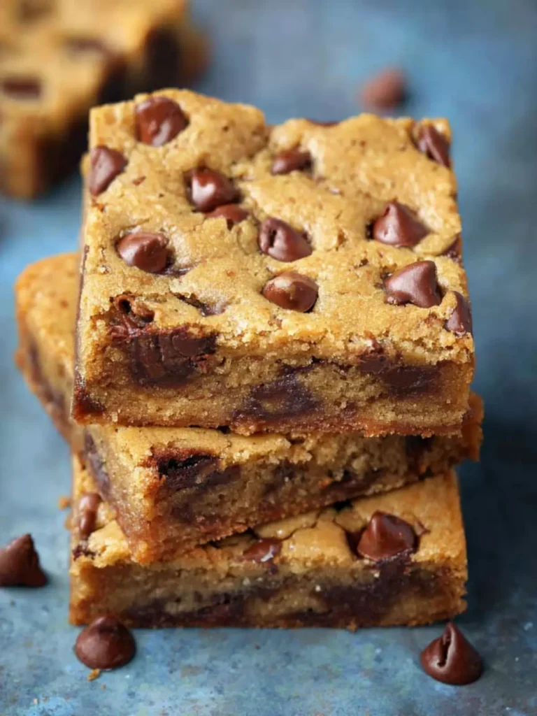 Perfect Chocolate Chip Cookie Bars First Image