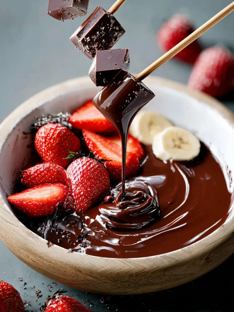 Quick Chocolate Fondue First Image