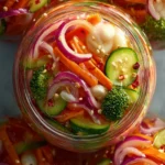 Quick Fridge Pickled Vegetables First Image