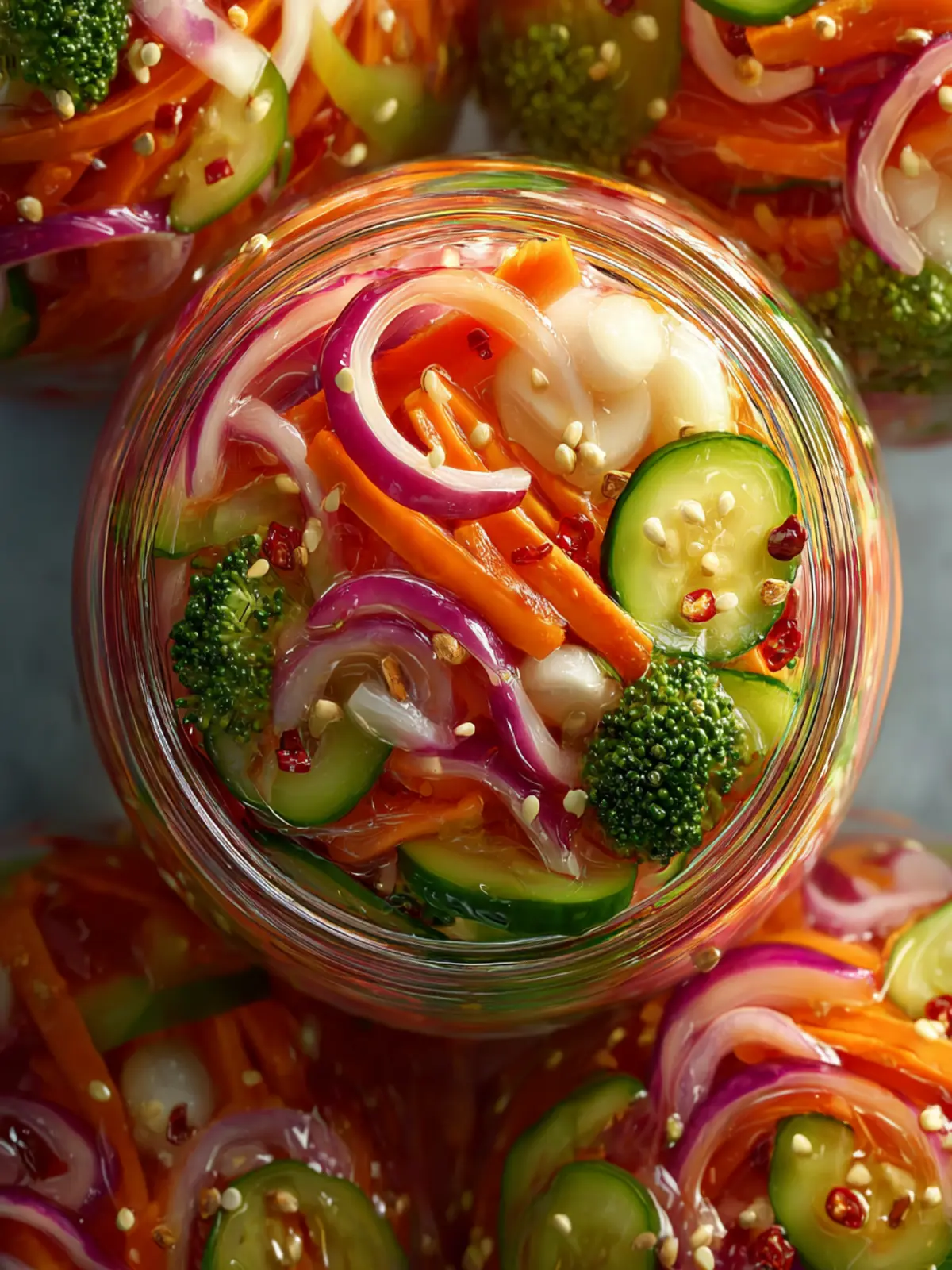 Quick Fridge Pickled Vegetables First Image