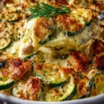 Rotisserie Chicken Zucchini Casserole First Image