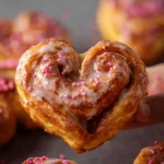 Easy Heart Shaped Cinnamon Rolls for Valentine’s Day (Made With Canned Dough) First Image