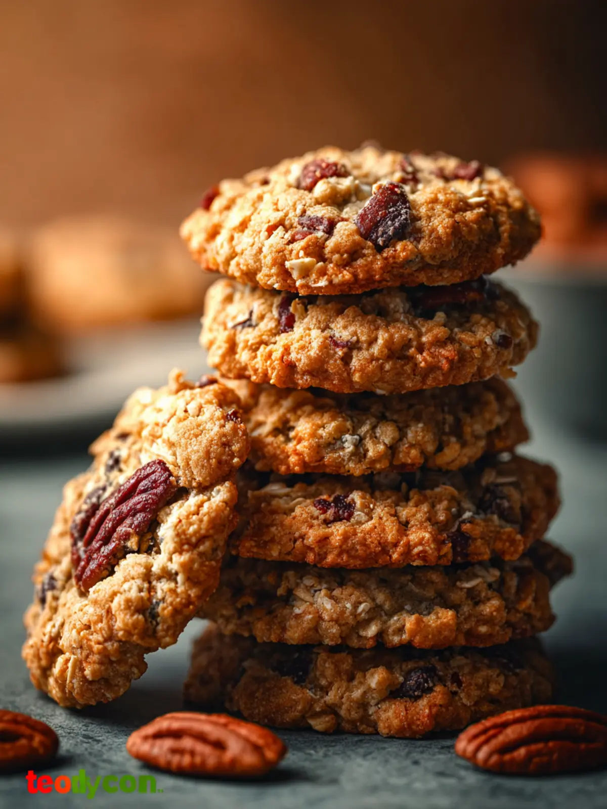 Pecan Pie Oatmeal Cookies First Image