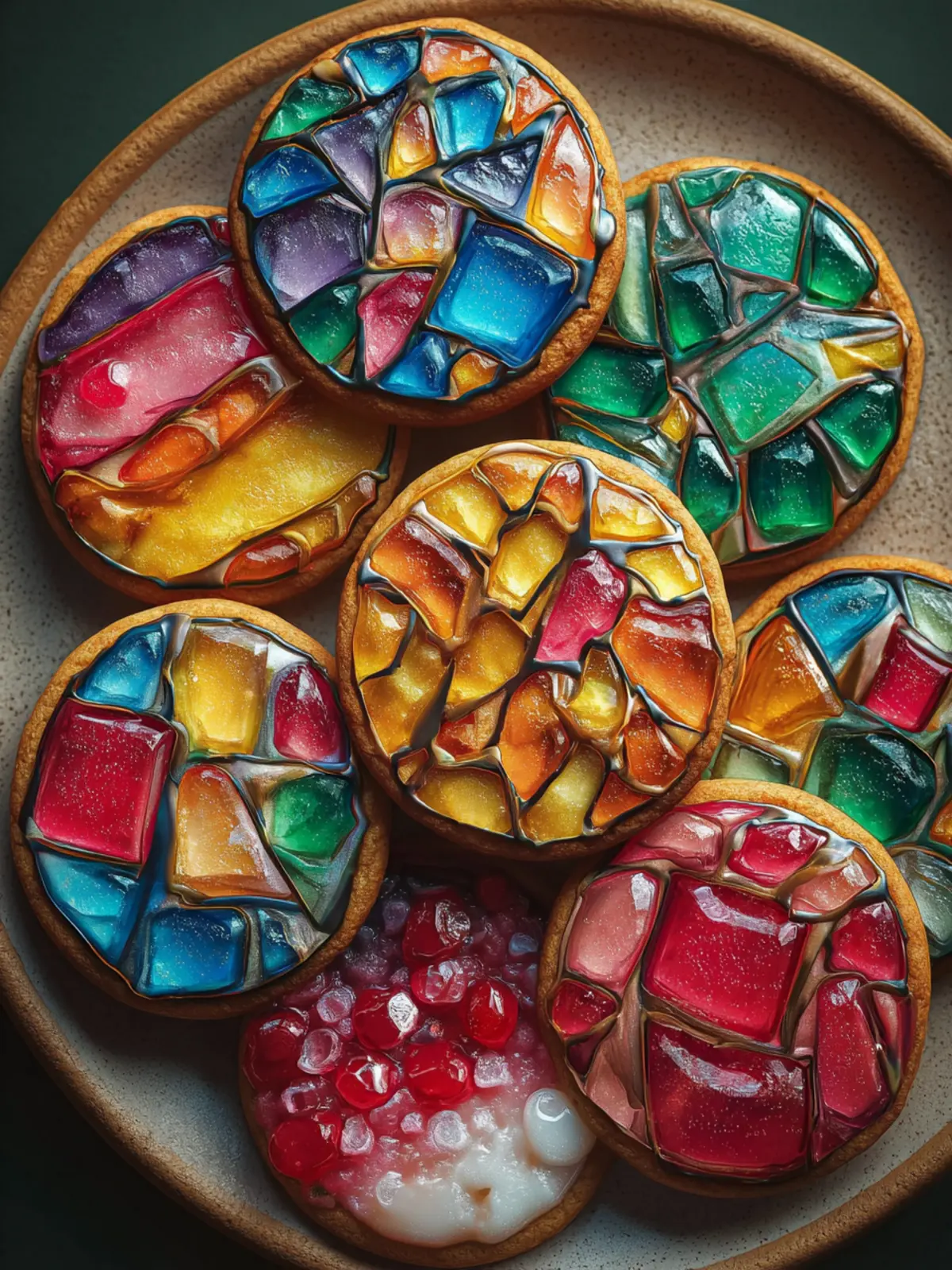Stained Glass Cookies First Image