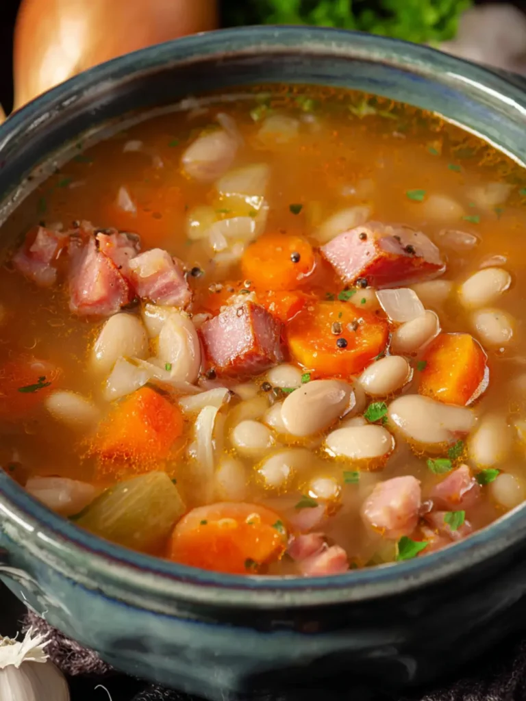 Ham And Bean Soup For One First Image