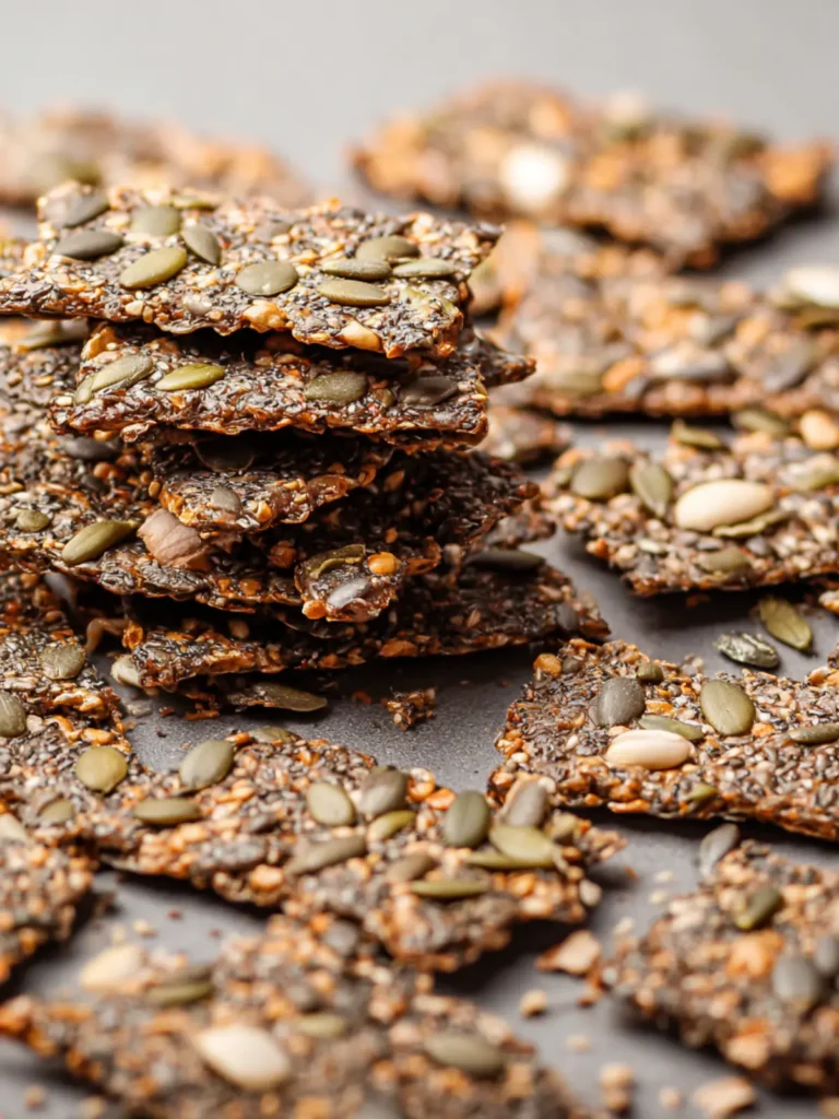 Homemade Seed Crackers Without Flour First Image