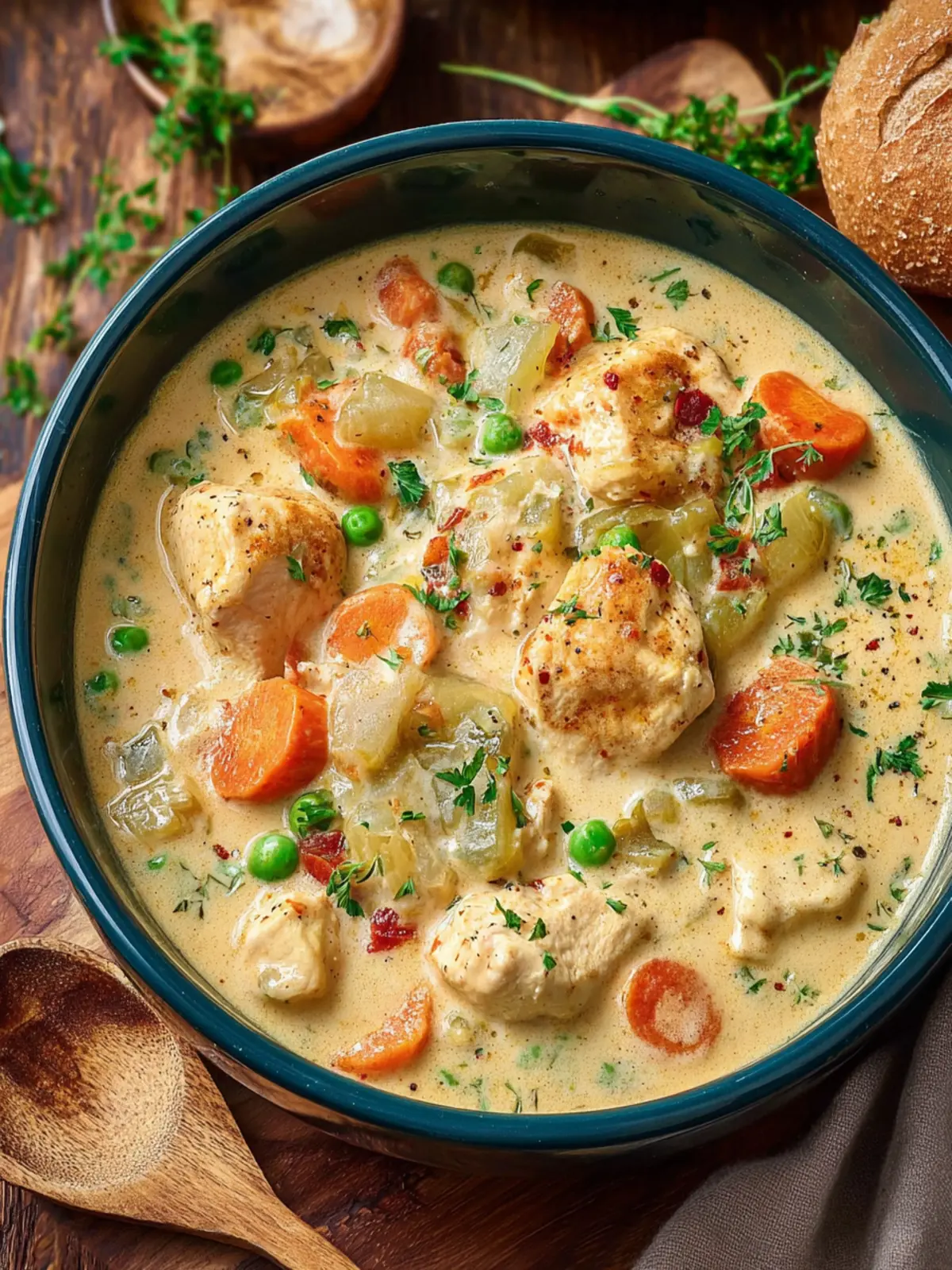 Irresistible Creamy Chicken Stew: Comfort in Every Bite First Image