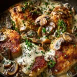 One-Pan Creamy Mushroom Chicken First Image