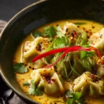 Quick Coconut Curry Soup with Dumplings First Image
