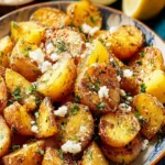 Zesty Greek Lemon Potatoes First Image