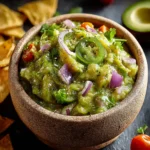 Zesty Tomatillo Avocado Salsa First Image