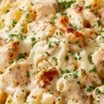 Chicken Alfredo Casserole First Image