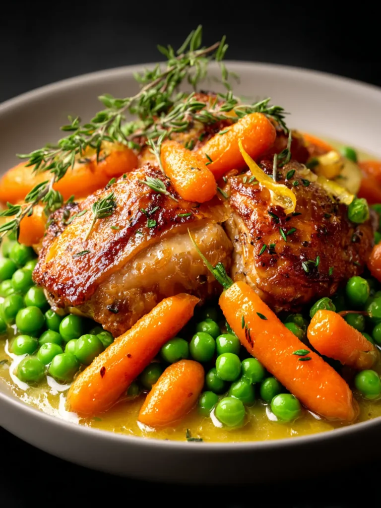 Chicken Peas And Carrots Recipe First Image