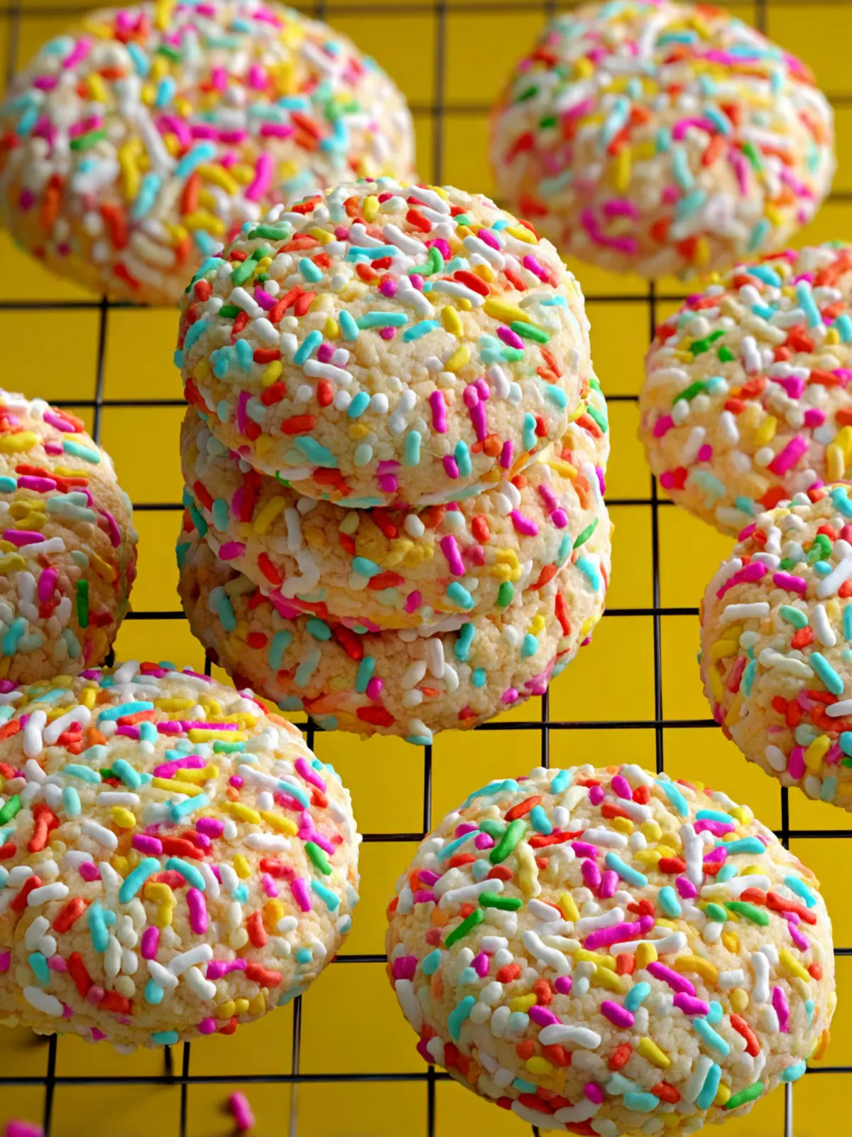 Easy Sprinkle Cookies Recipe with Cream Cheese First Image