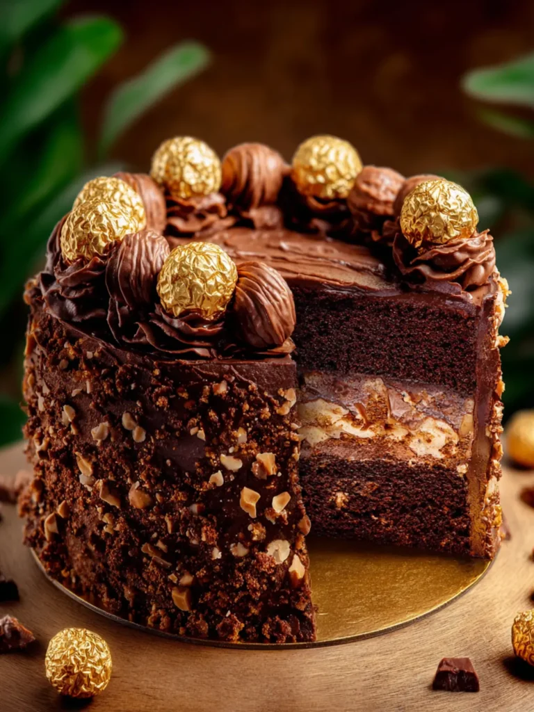 Ferrero Rocher Cake First Image
