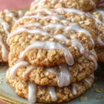 Homemade Iced Oatmeal Cookies First Image