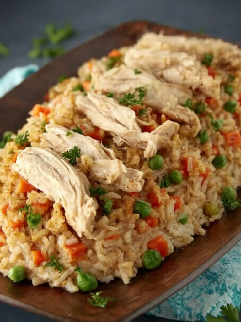 Slow Cooker Chicken and Rice First Image