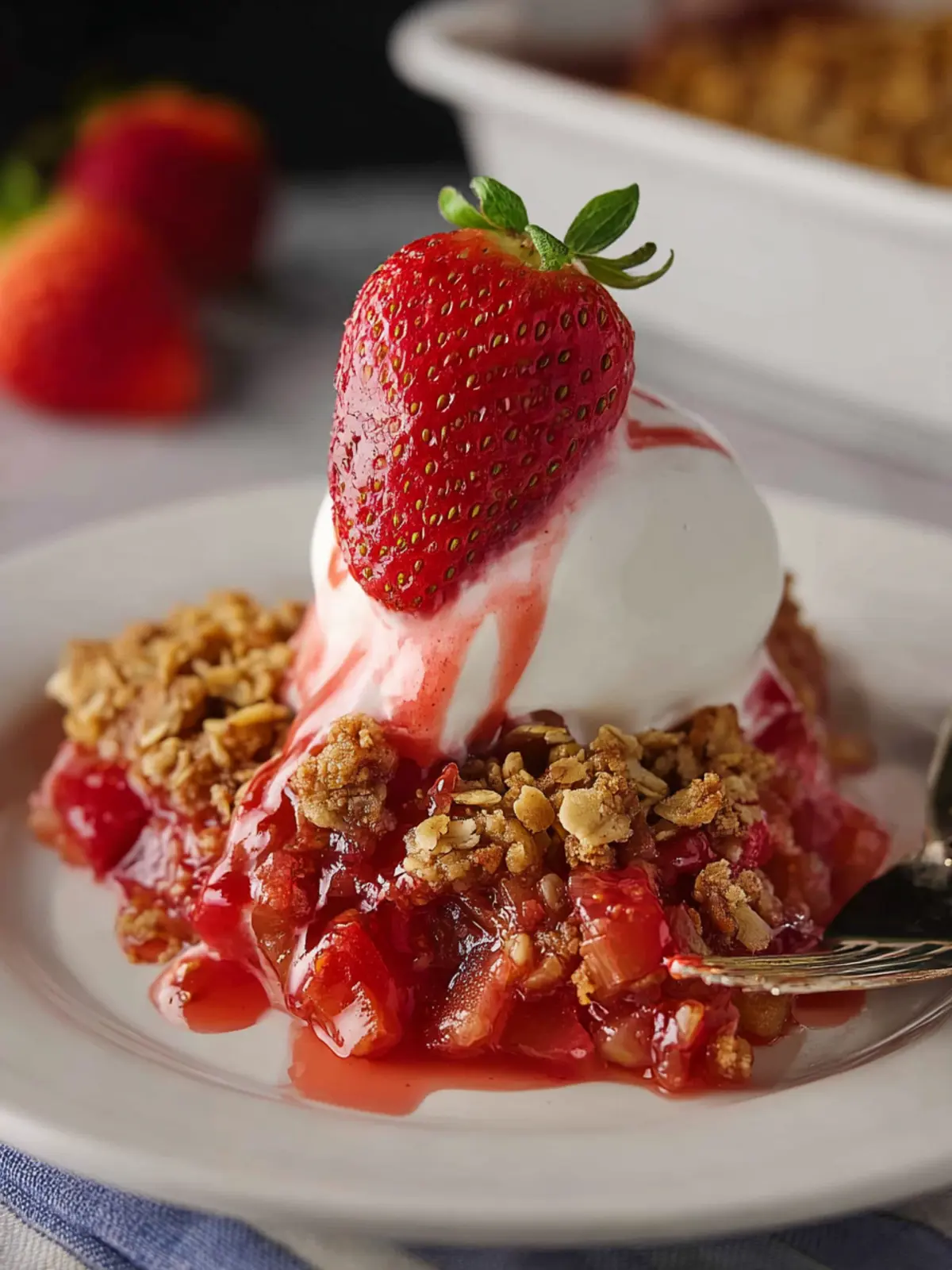 Strawberry Rhubarb Crisp First Image